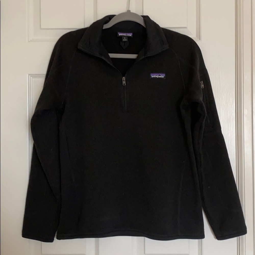 Black Patagonia Quarter Zip